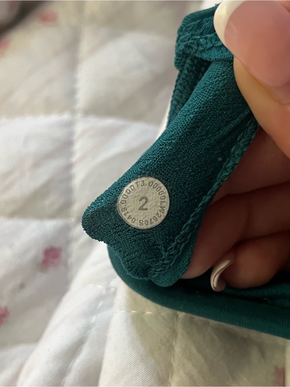 Lululemon Free to Be Wild Bra Light Support Storm Teal A/B Size 2 - Picture 3 of 6